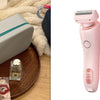 2 In 1 Hair Removal Epilator USB Rechargeable Trimmer Women Body Razor Face Leg Armpit Bikini Hand Pubic Shaver Hair Remover