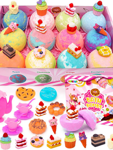 Organic Kids Bath Bombs with Surprise Inside