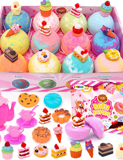 Organic Kids Bath Bombs with Surprise Inside