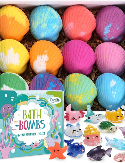 Organic Kids Bath Bombs with Surprise Inside